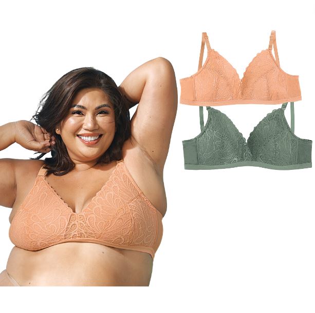 Avon Official Store Susan Non-Wire Back Smoothing Bra for Plus Size Women  Original Adjustable soft cool and breathable