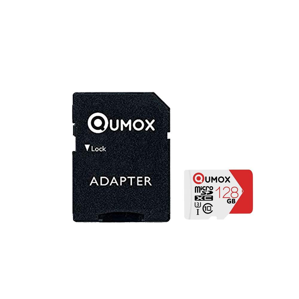 Original Micro SD 128GB Qumox (QX-MCSDHC-EX128) Class UHS-3 with Adapter Memory Card For Mobile phone / Action (Speed up to 90MB/s) | Lazada PH