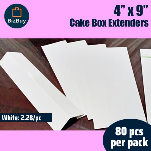 Cake Box Extenders 4 x 9 (80pcs)AIr Lazada PH