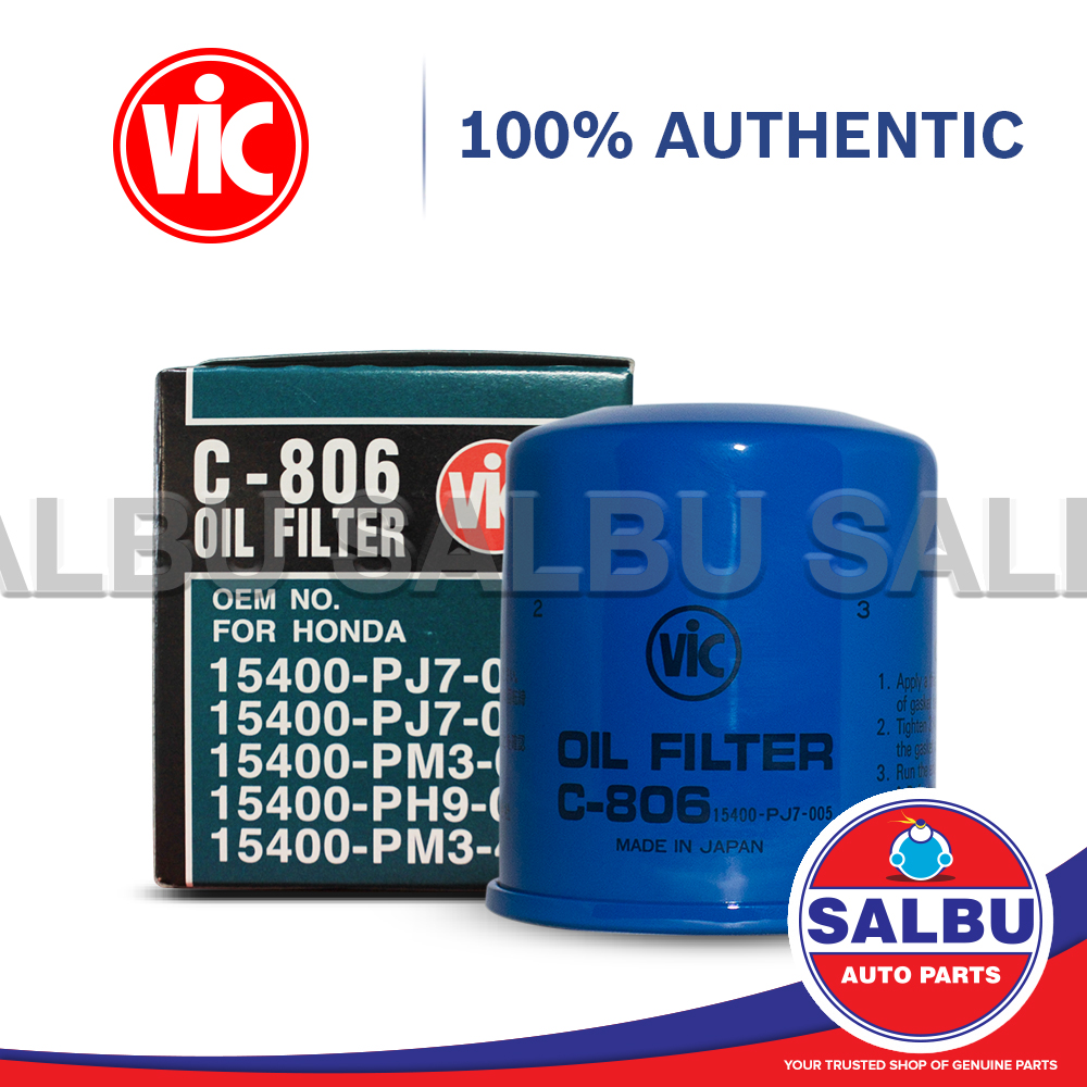 VIC Oil Filter C-806 for Honda City Honda Civic Honda CR-V - Lazada |  Lazada PH