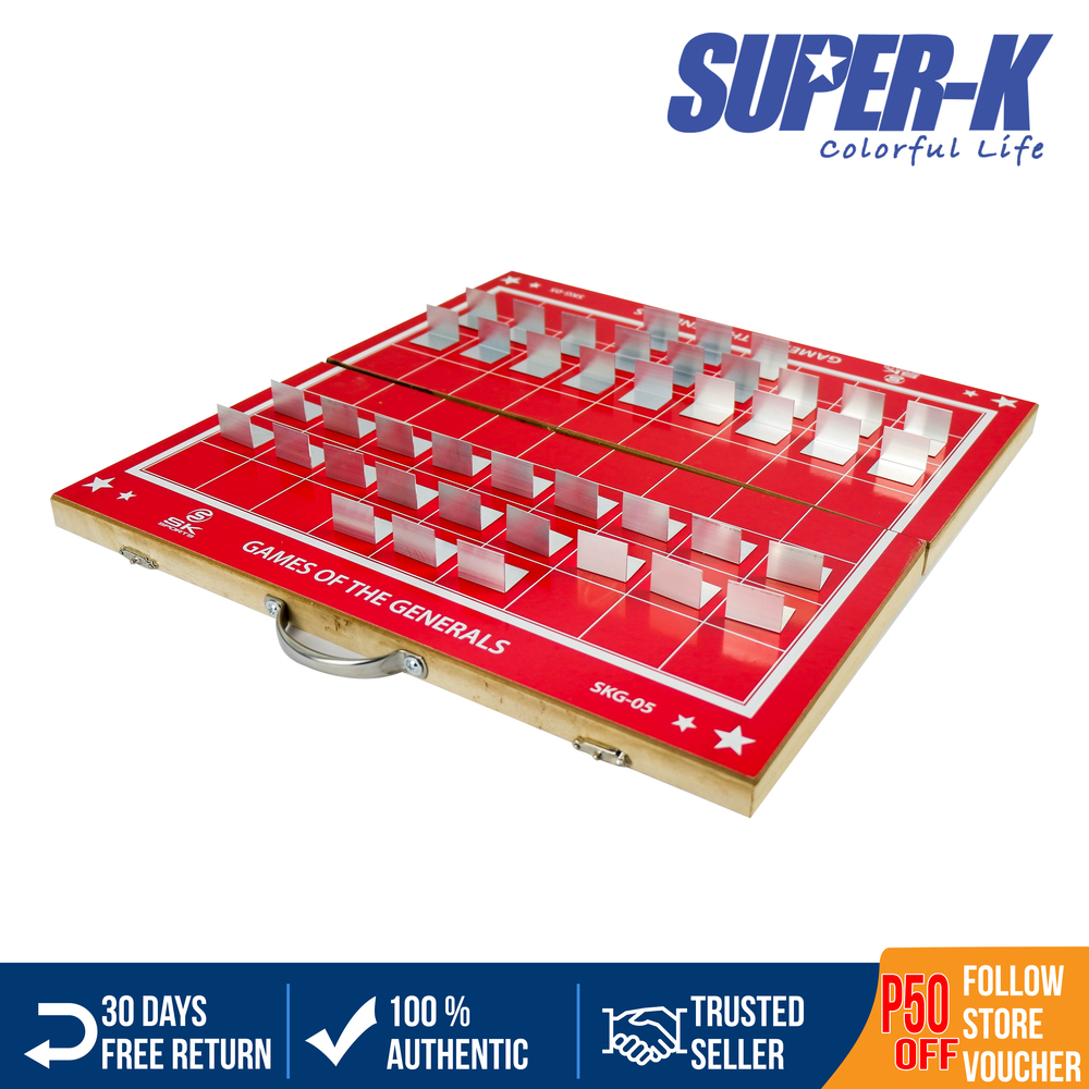 SuperK Wooden Game of the Generals x 1 set Lazada PH