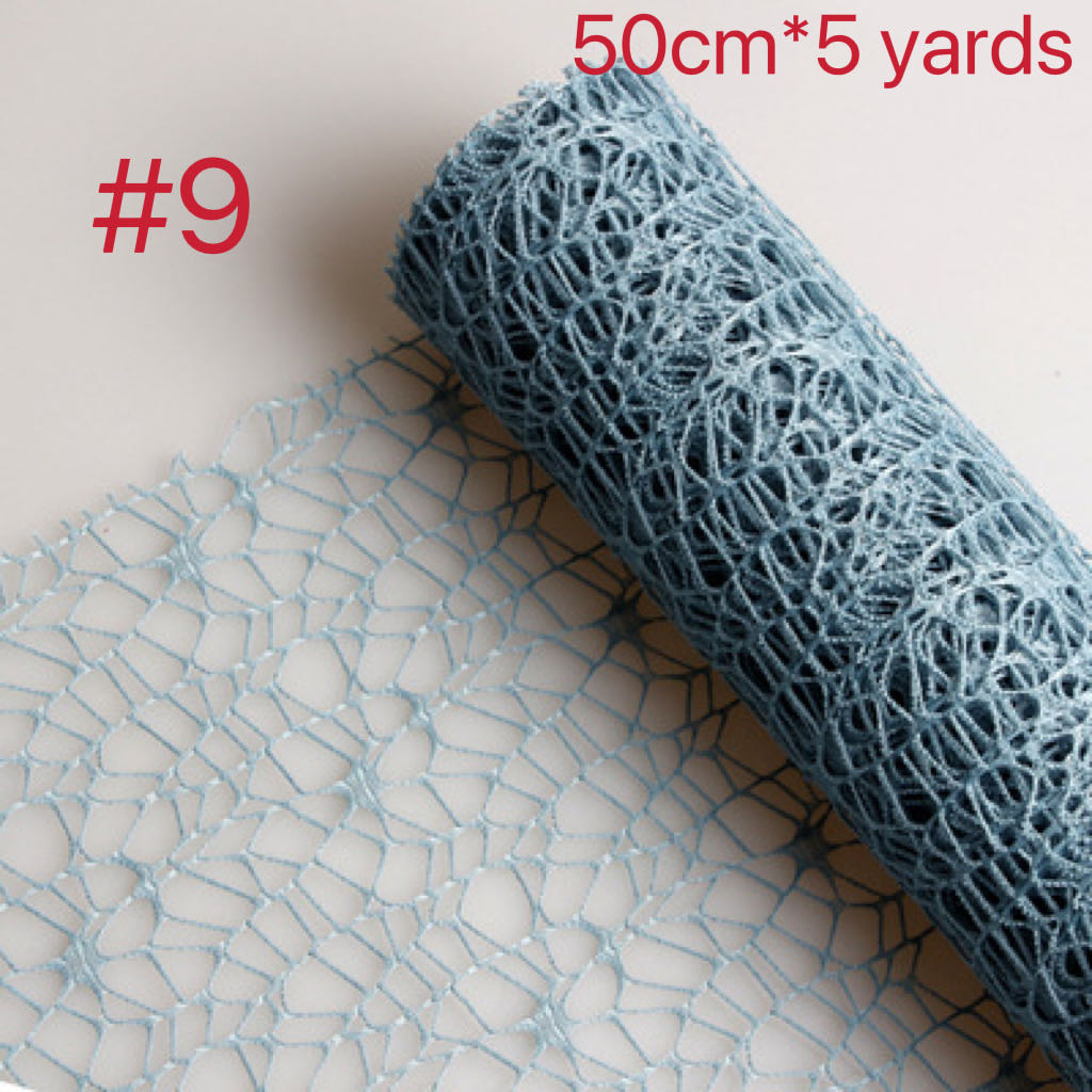 50cm*5Y Flower wrapping gauze jacquard net Korean gauze bouquet floral