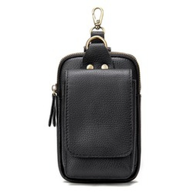 Leather Waist Bag Chest Vintage Genuine Leather Men's Waist Bag Small