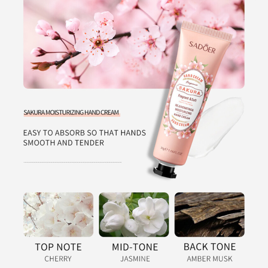 100 AUTHENTIC SADOER Hand Moisturizing Cream 30g PLANT EXTRACT HAND