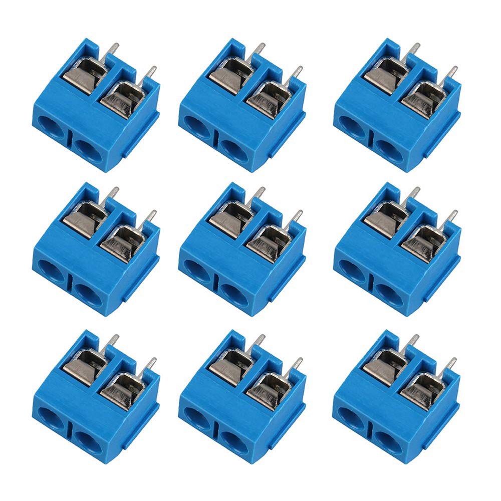Arduino 2pin Terminal 60Pcs 5mm Pitch 2 Pin & 3 Pin PCB Mount Screw Terminal Block Connector ...