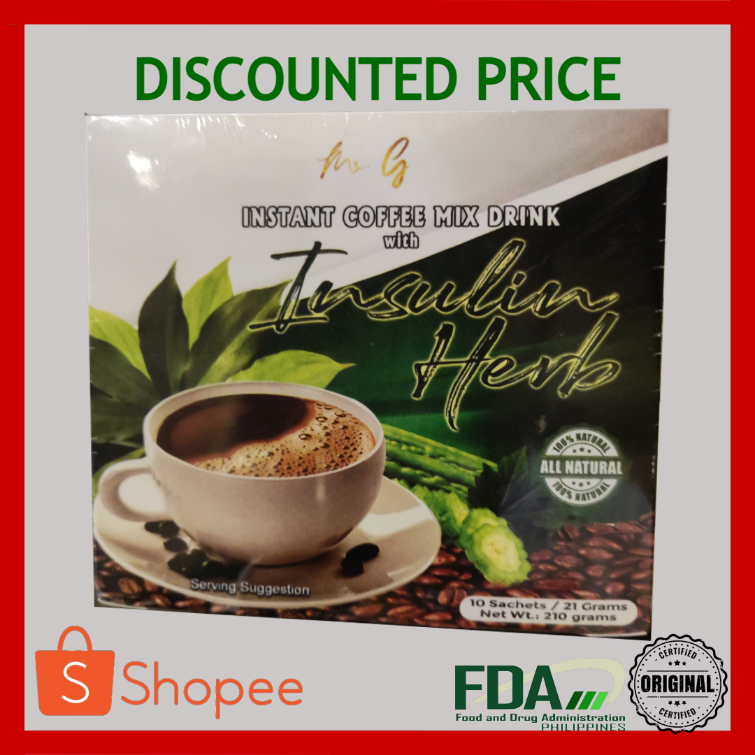Number 1 Insulin Coffee 10n1 / Insulin herb coffee 10sachet Ms. G New