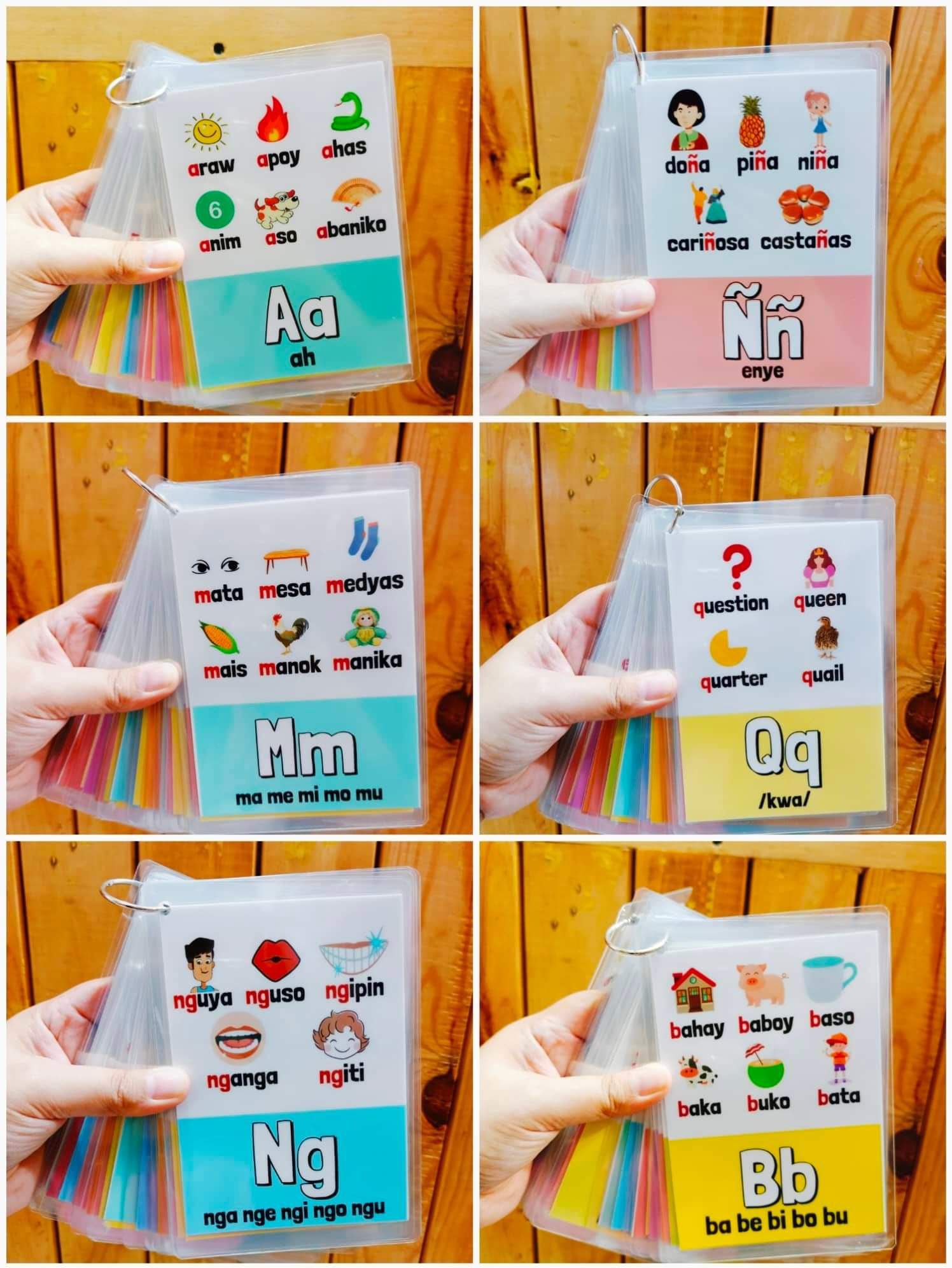 [COD]Thick cards Abakada tagalog educational laminated flashcards 80 ...