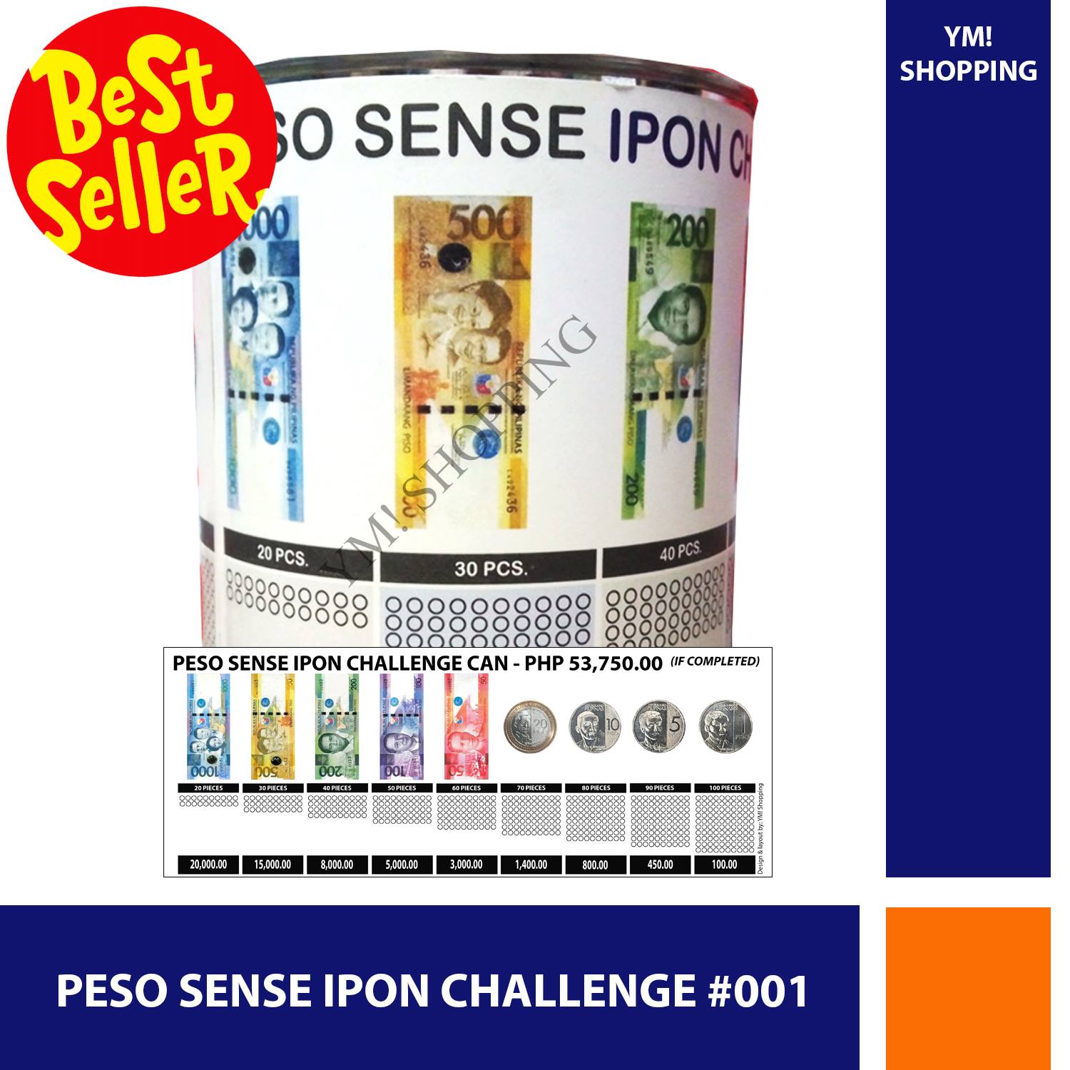 UG1 BEST SELLING! PESO SENSE Ipon Challenge Coin Bank #001 | Lazada PH