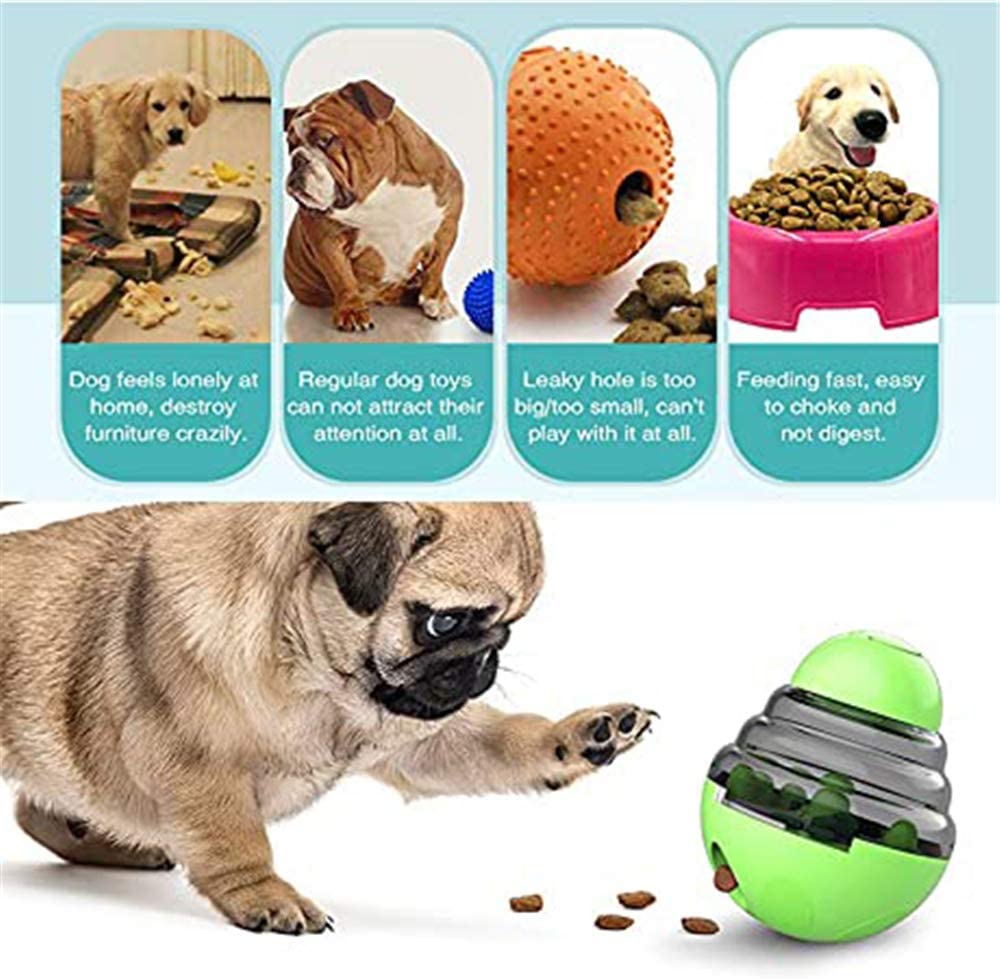 Dog Food Leaking Ball Toy, Interactive Plastic Cat Toy Ball For Boredom  Relief, Dog Intelligence Tumbler Toy - Temu