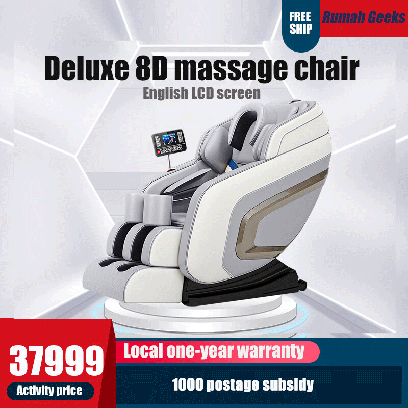 【updated Version】8d Zero Gravity Full Body Shiatsu Massage Chair Deluxe Massage Chair Automatic 7533