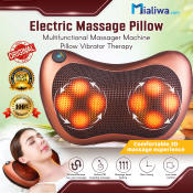Electric Massage Pillow with Heat, Adjustable Speeds for Pain Relief