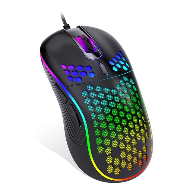 RedThunder D110 Wired Gaming Mouse RGB Backlight Lightweight 7200 DPI ...