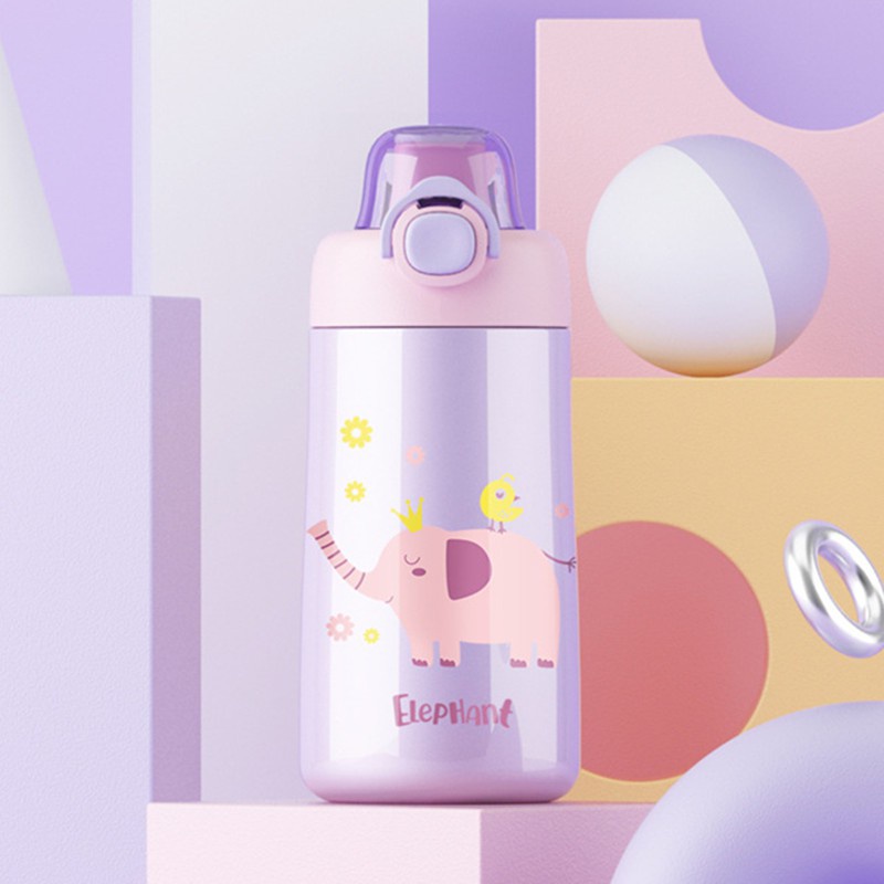 Tumbler for Kids Stainless Steel Thermoflask Water Bottle for Hot Water