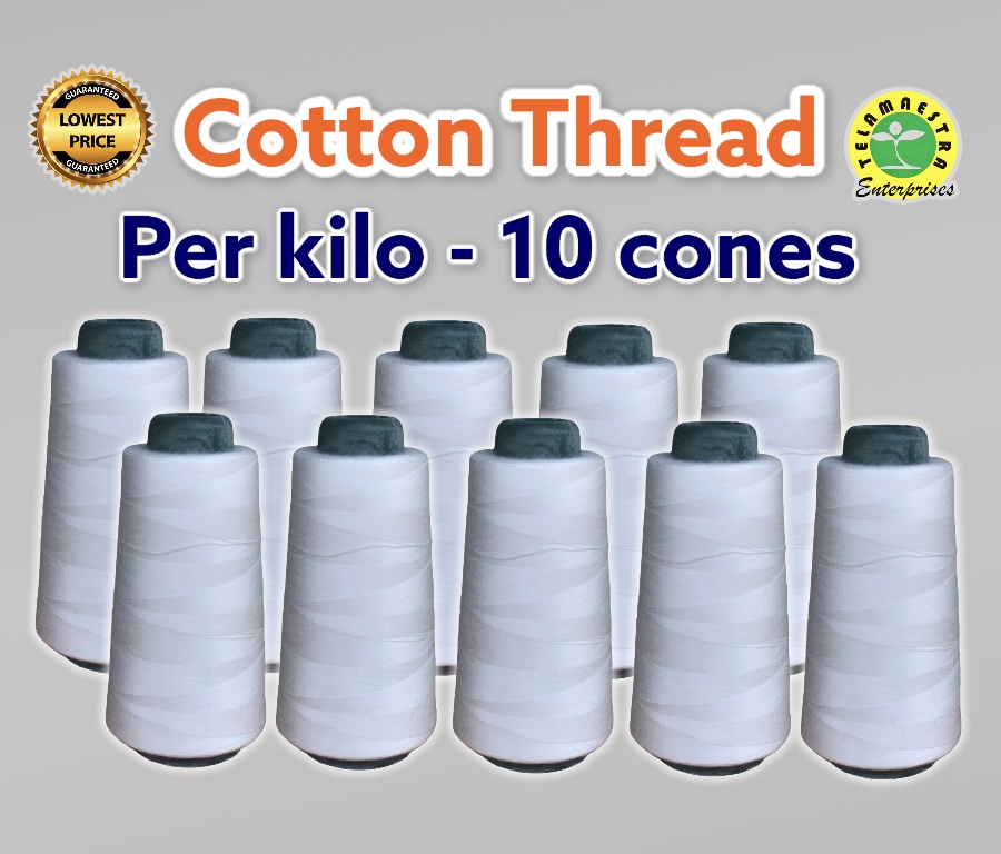 10's Cotton Sewing Thread Sinulid per Kilo tkt.120 Lazada PH