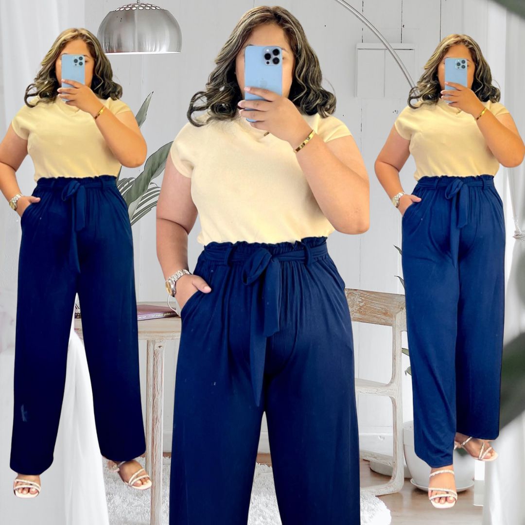 Taytay.PH CORDUROY WIDE LEG PANTS PLUS SIZES XL-4XL