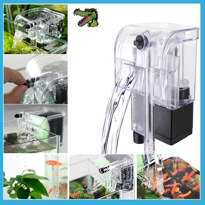 Good goods mini aquarium power filter waterfall water pump fish tank ...