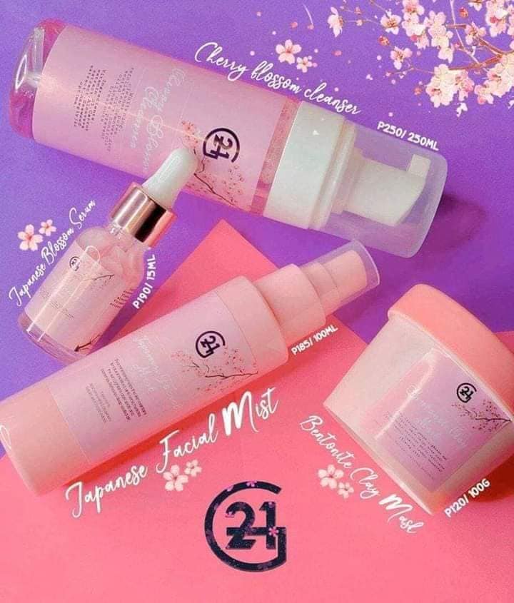 sakura skin care set