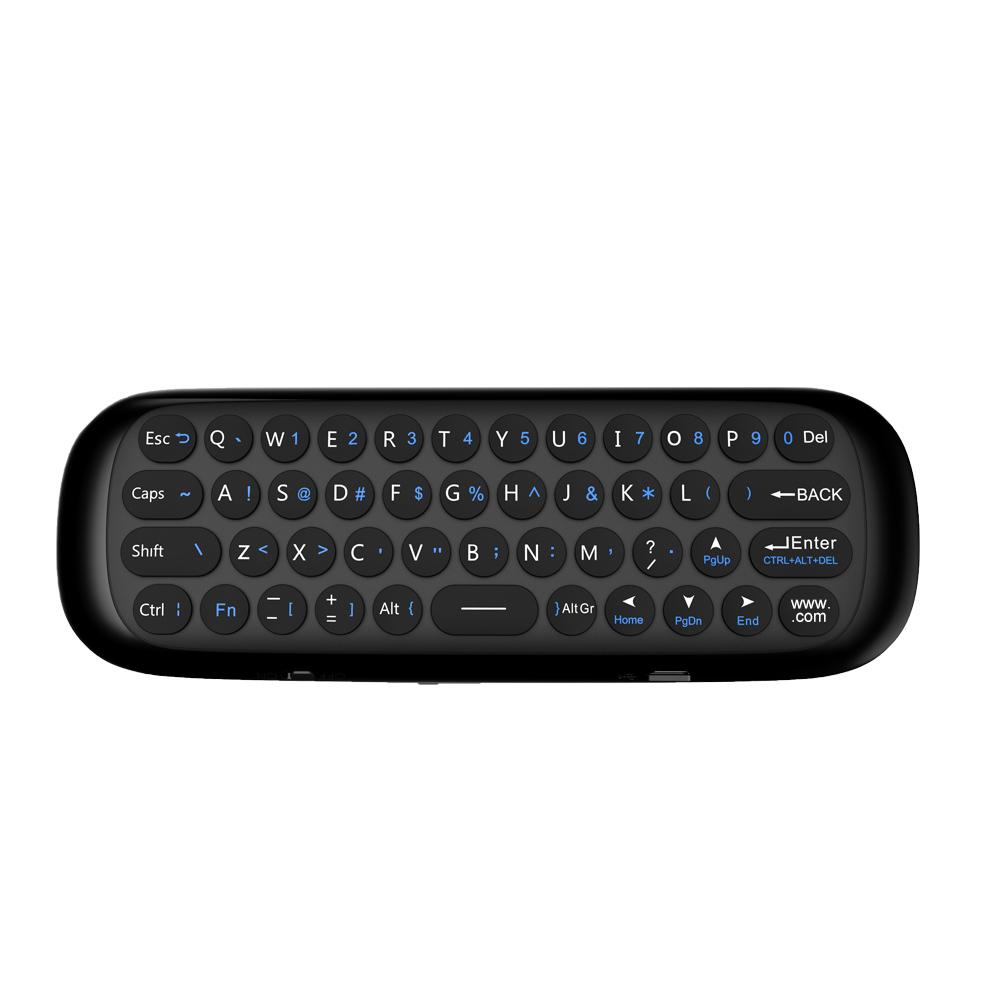 Docooler Wechip W1 2.4G Air Mouse Wireless Keyboard Remote Control Infrared Remote Learning 6-Axis Motion Sense w/ USB Receiver for Smart Android  BOX Laptop PC