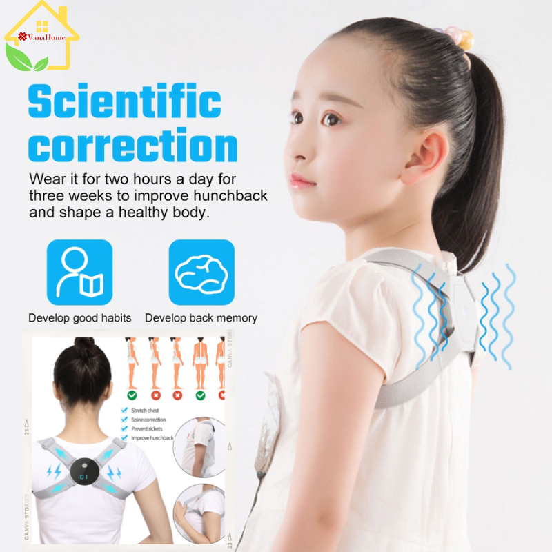Intelligent Posture Corrector Back Spine Support Spine Trainer Smart ...