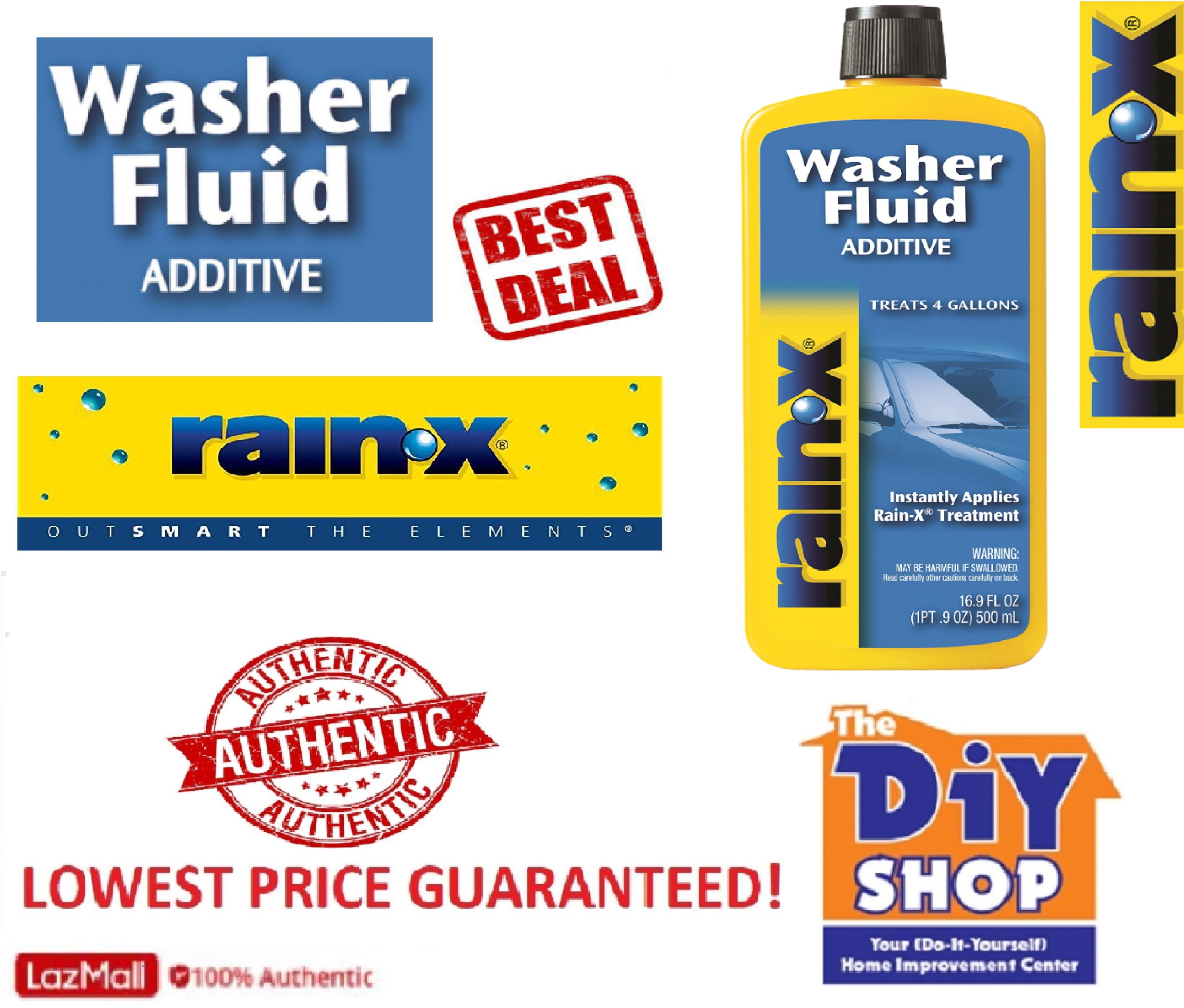 Buy Rain-X Windshield Washer Additive 16.9 Oz.