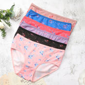 New Arrival Laides Printed Panty Cotton Panty 12PCS Per Pack