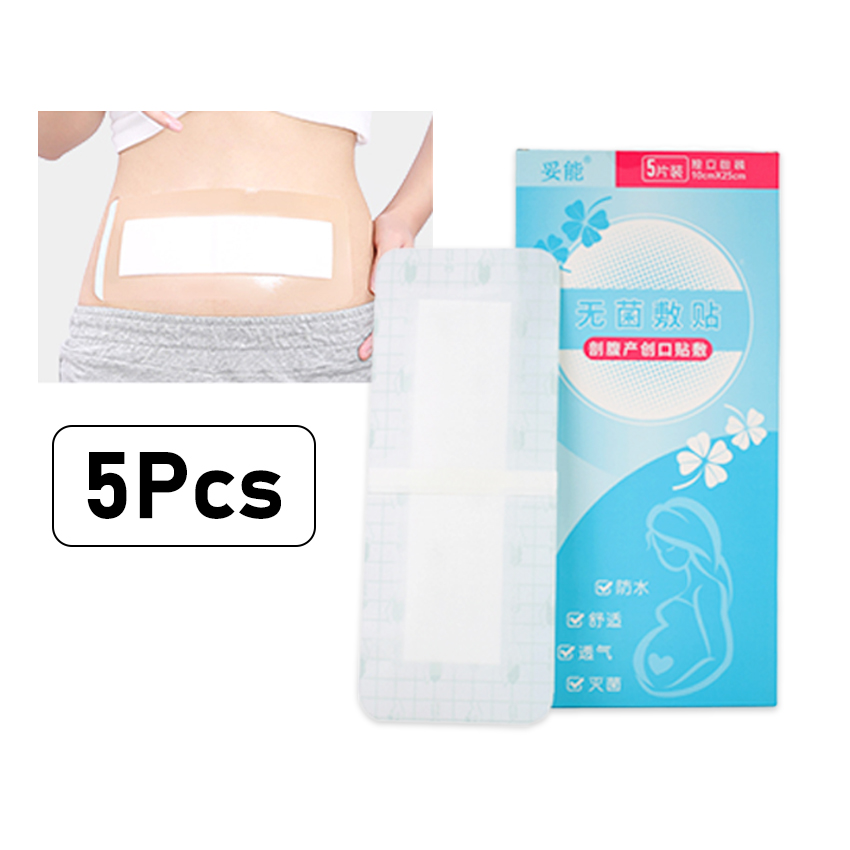 5Pcs/Pack Wound Dressing Waterproof Shower Patch Sterile Dressing Patch