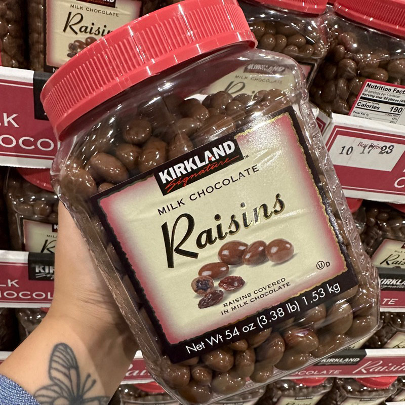 ★Kirkland Signature Milk Chocolate Covered Raisins 1.53kg,