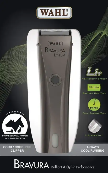 wahl bravura pet clippers