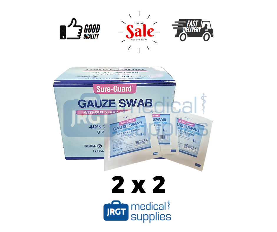 Sterile Gauze Pad (1 box100 pcs)(SureGuard) Lazada PH