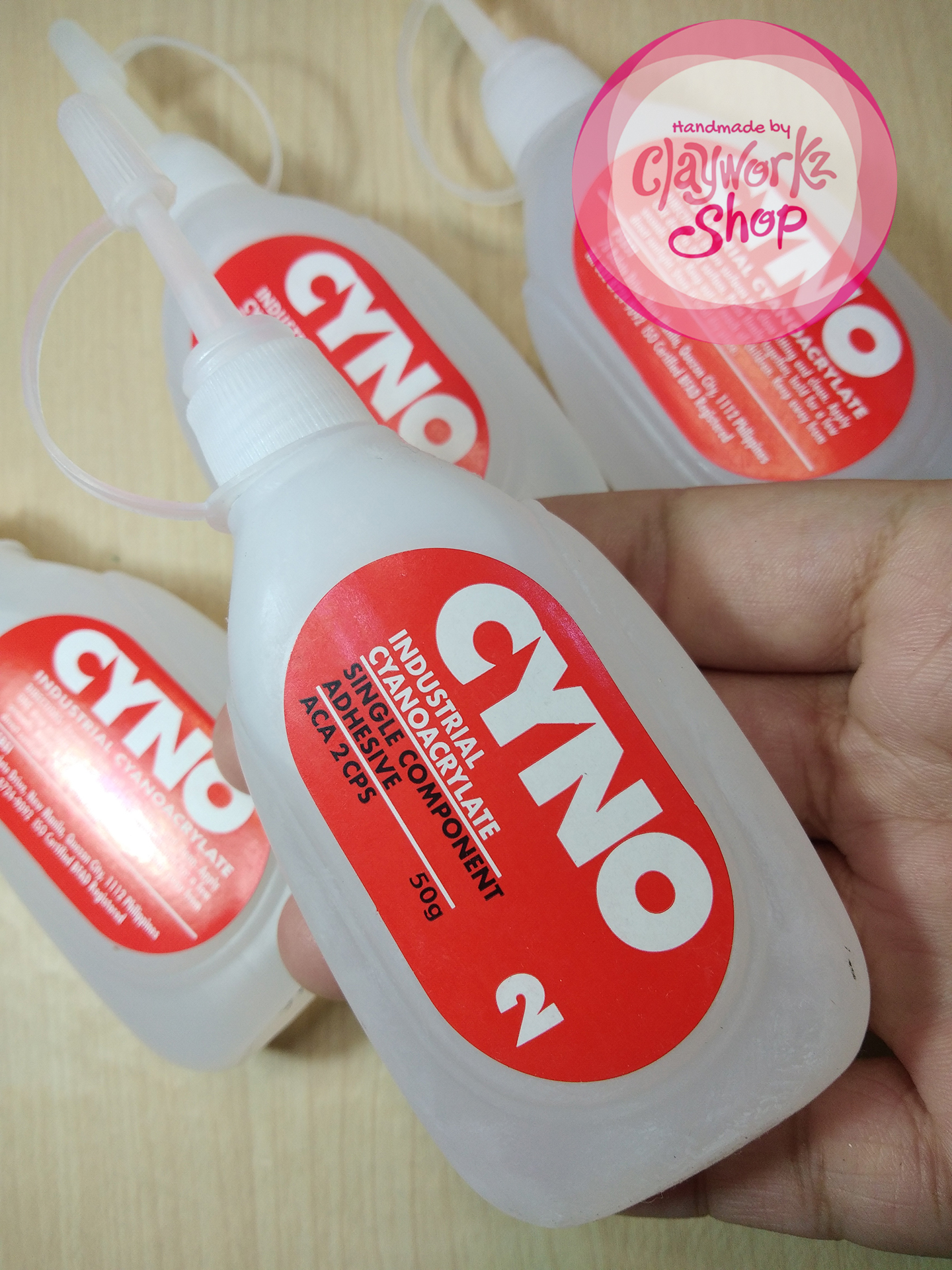 CYNO 2 Adhesive Industrial Cyanoacrylate Fast Super Glue Quick Dry 50ml