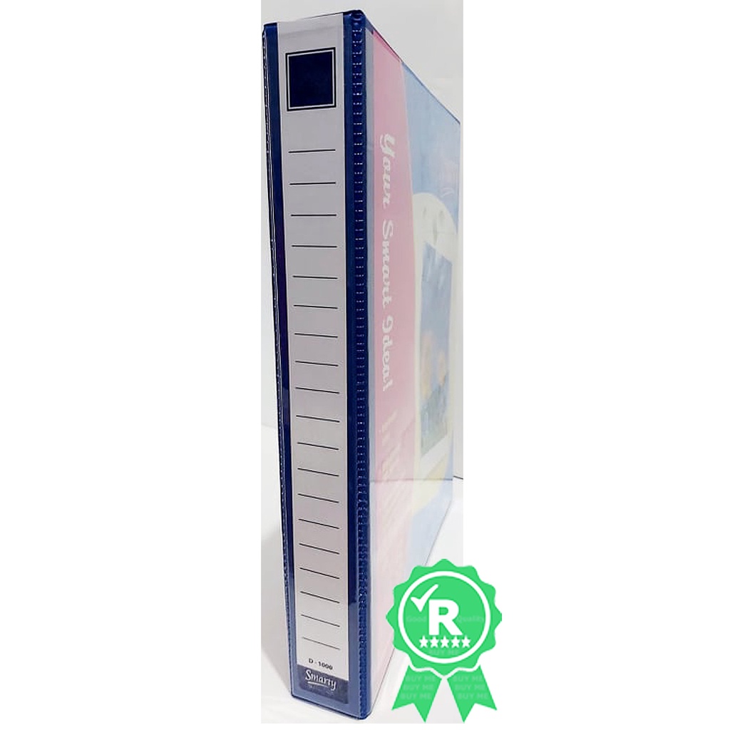 Smarty 3 Ring Binder 1.5" thick D1000 A4 / LD100 Long Lazada PH