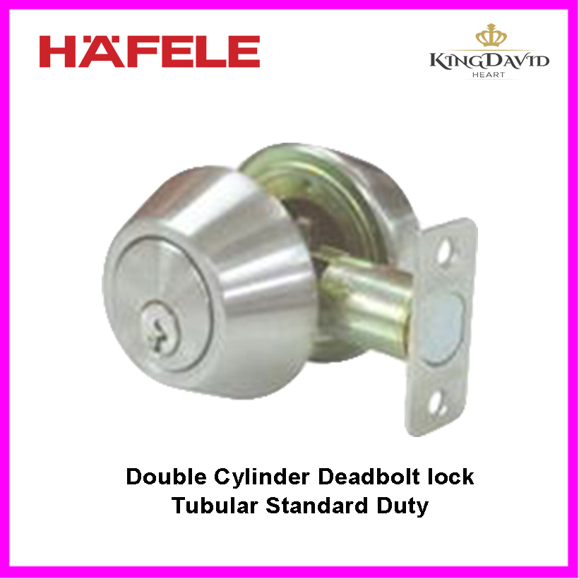Hafele Double Cylinder Deadbolt lock Tubular Standard Duty Lazada PH