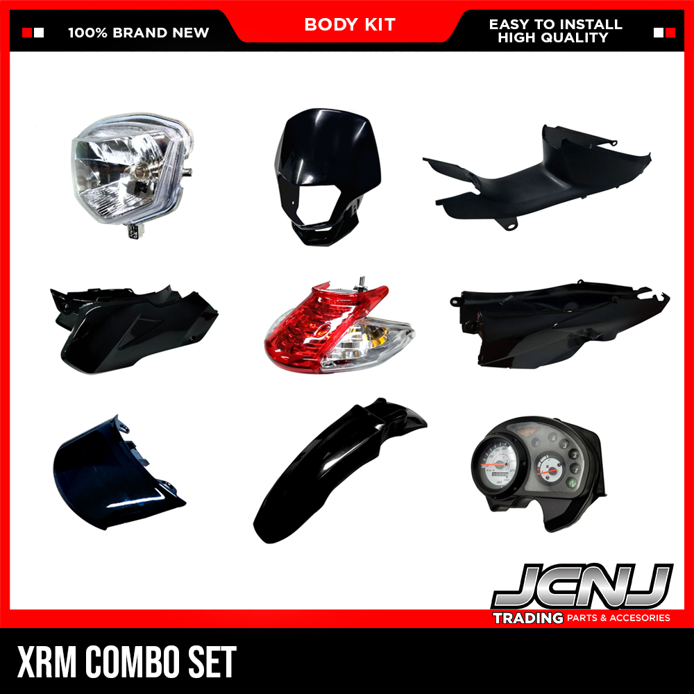 JCNJ Motorcycle Body Kit Honda XRM Fairings Combo Set Lazada PH