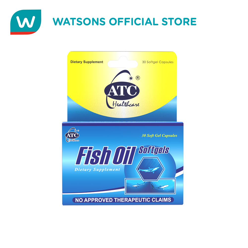 ATC HEALTH Fish Oil 1000mg 30 Softgel Capsules | Lazada PH