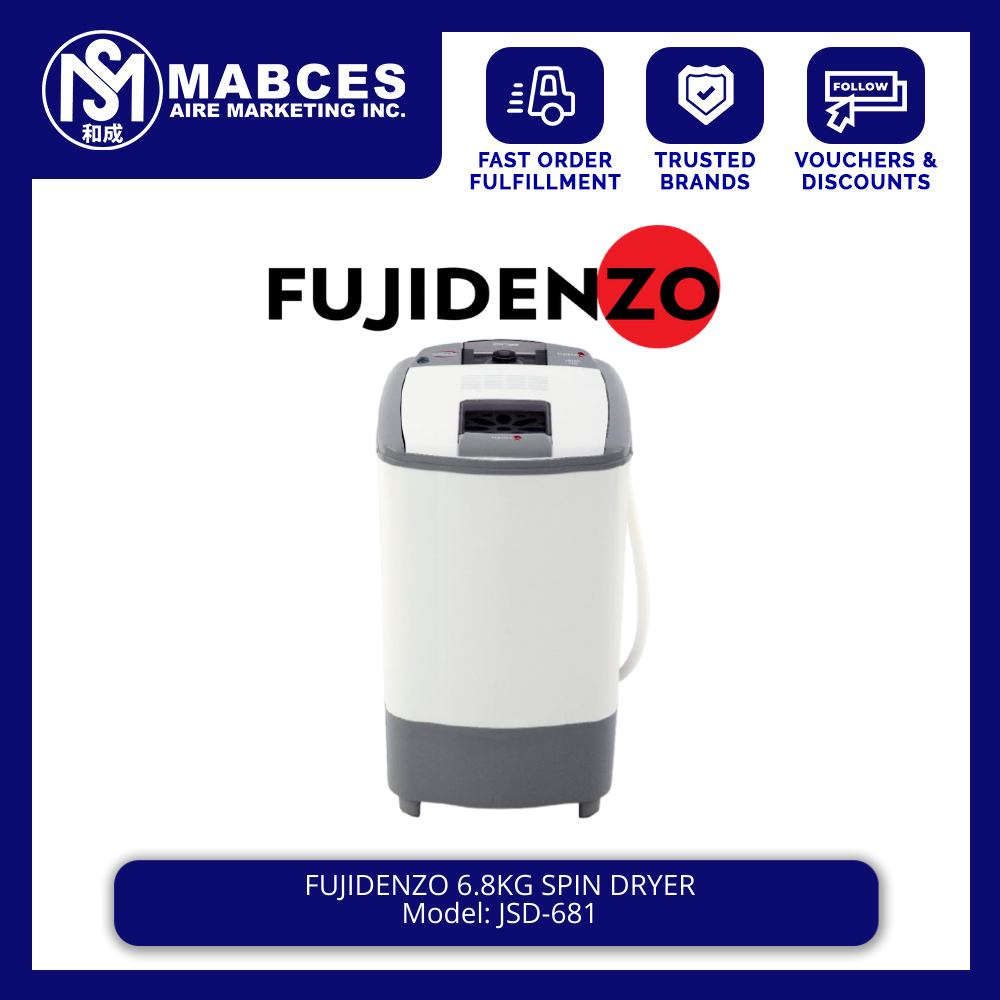 Fujidenzo JSD 681 Top Load Spin Dryer ubicaciondepersonas.cdmx.gob.mx