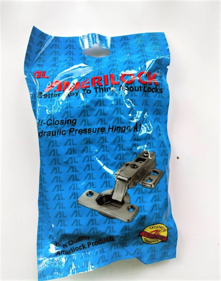 1 Pair Amerilock Self Closing Hydraulic Hinges A1 ( Full Overlay