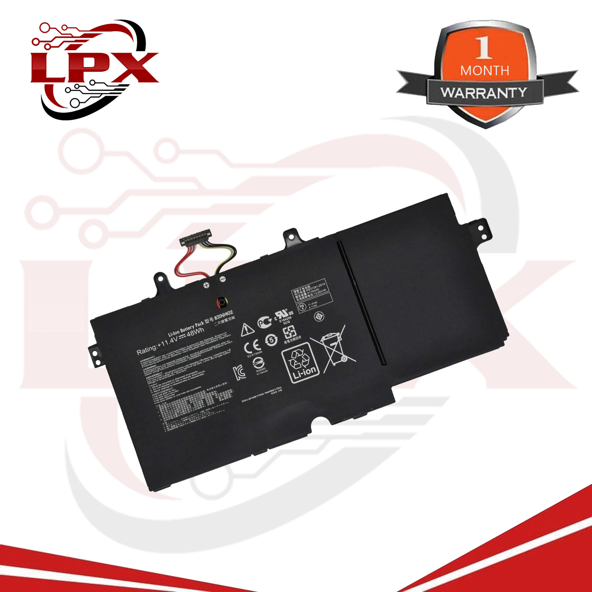 Asus Laptop Battery Replacement B31N1402, B3IN1402, B31BN9H, 0B200