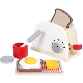 wooden toaster toy