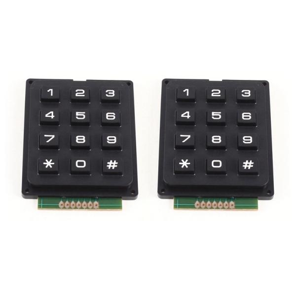2Pcs 3X4 Matrix Number Keyboard 12Keypad USE Keys PIC AVR