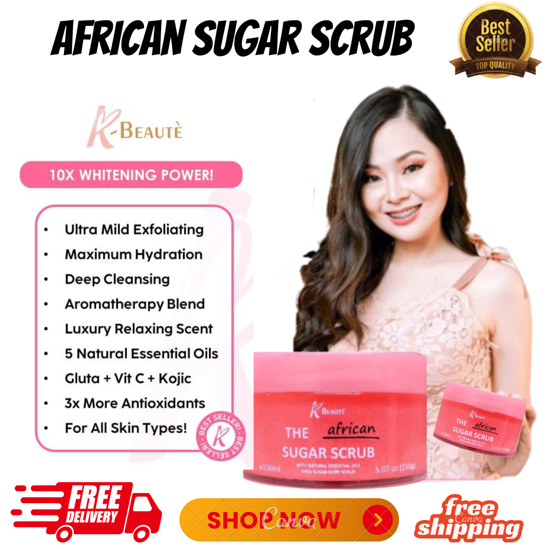 🧼Original K Beauté African Sugar Scrub 150mL ️K beaute the african