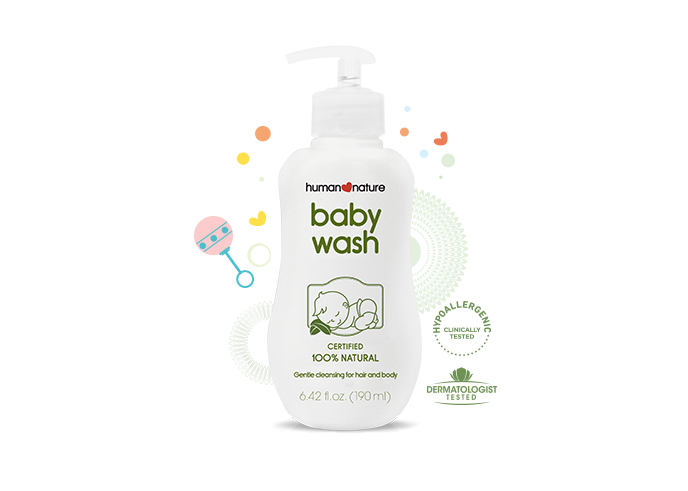 human nature baby wash