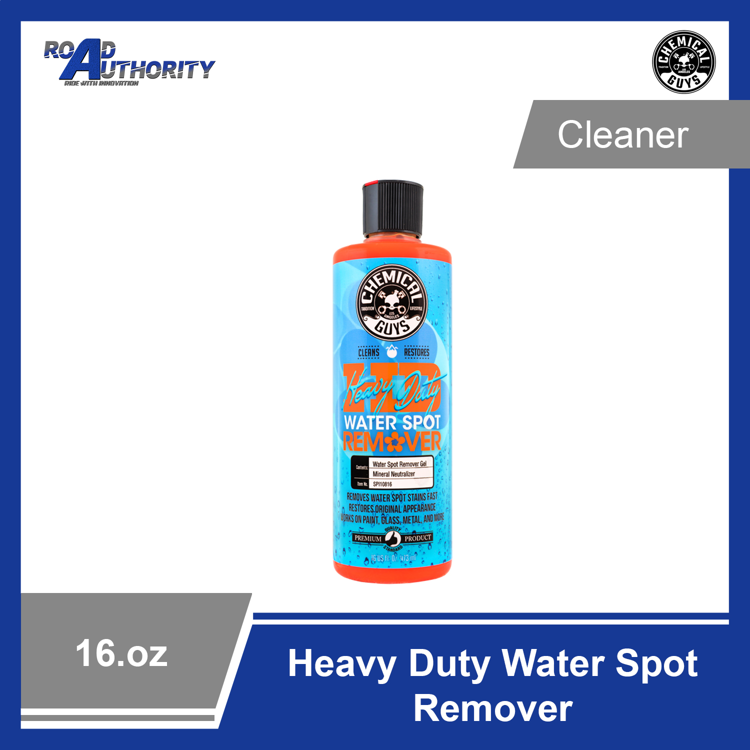 Chemical Guys Heavy Duty Water Spot Remover - 16 oz - Detailed Image