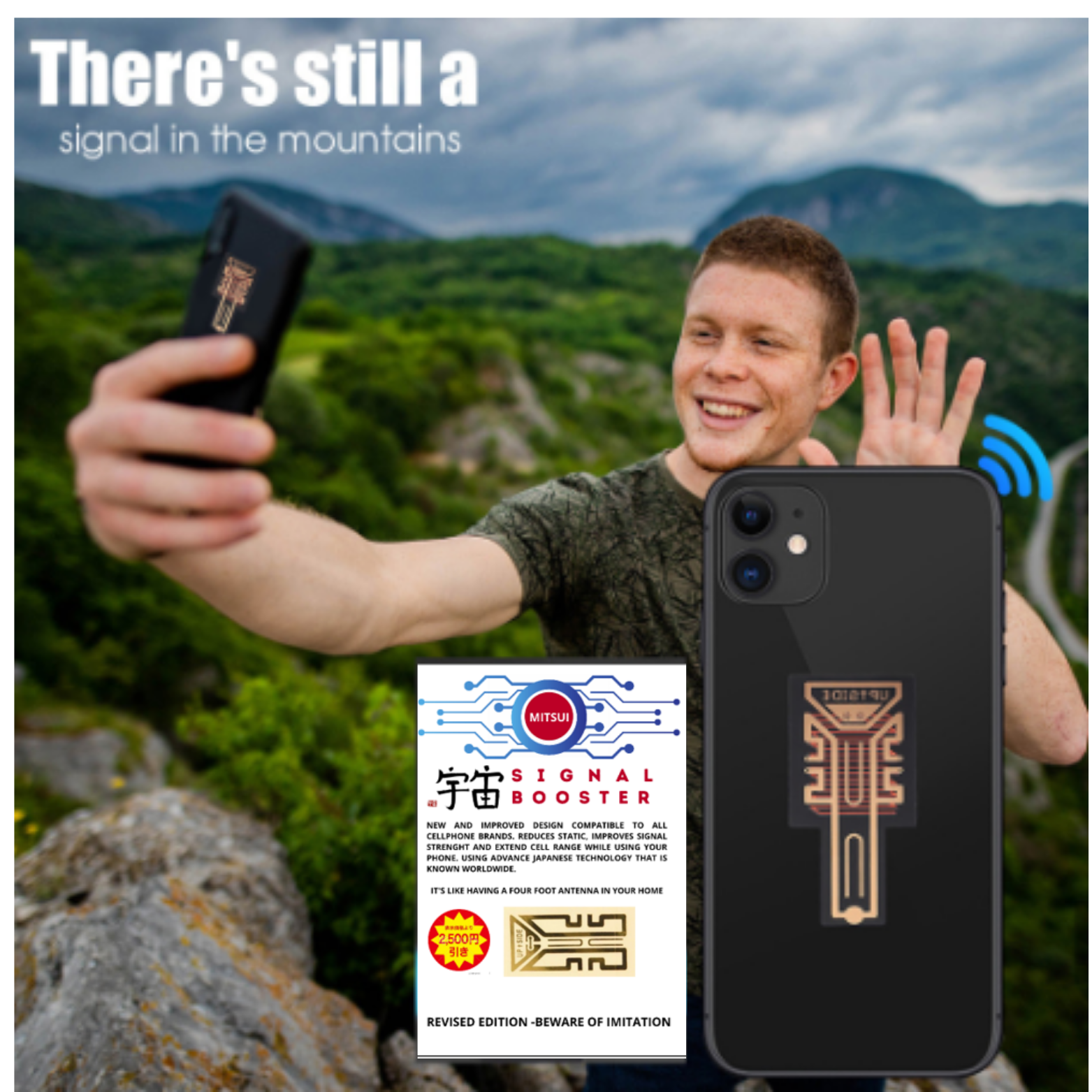 Original Signal Enhancer Sticker AND BOOSTER FOR ALL DEVICES