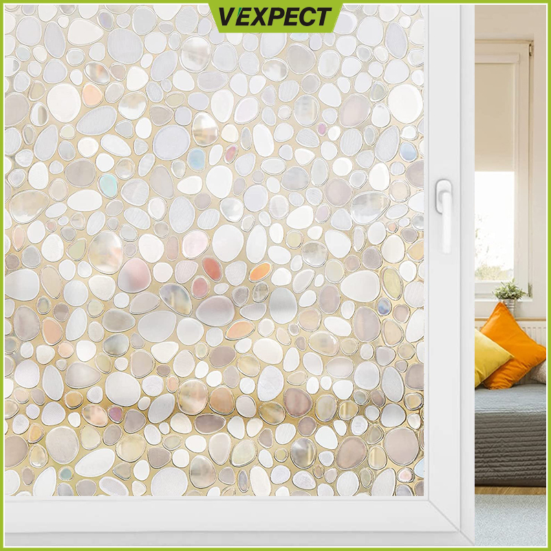 Window Film Sticker Privacy, 3d Decorative Window Door Glass Film, Non