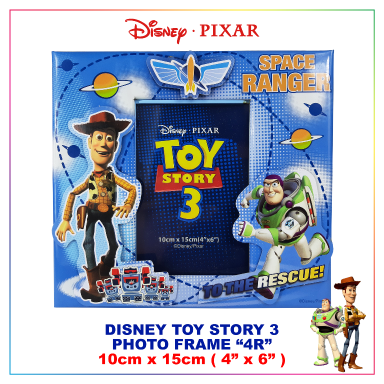 Disney Photo Picture Frame 4"x6" PVC Standing Desktop Princess Cars Toy