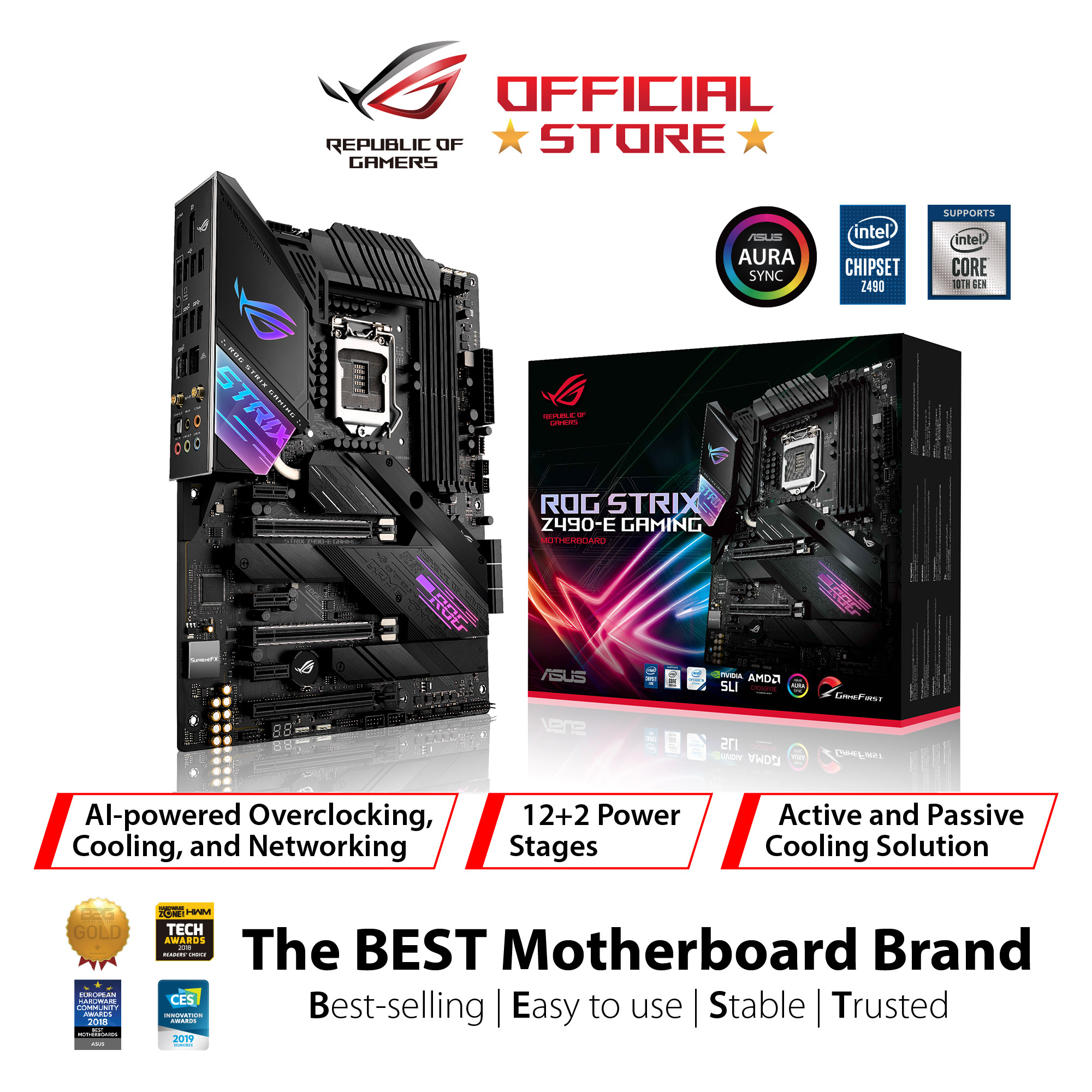 Strix Z490 F Gaming Motherboard Rog Z470 Asus Z490 Chipset Asus