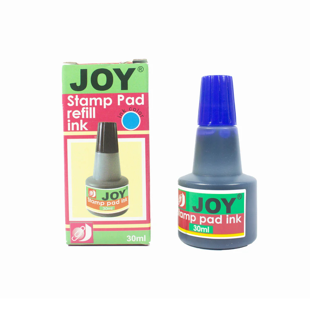 Joy Stamp Pad Ink Refill 30ml Black Blue Violet Red stamps refill