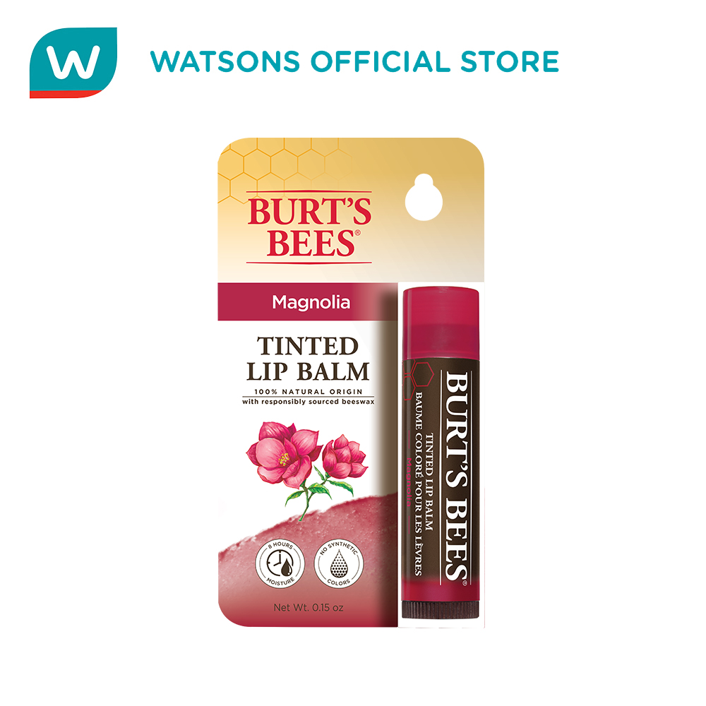 BURTS BEES Tinted Lip Balm Magnolia 0.15oz Lazada PH