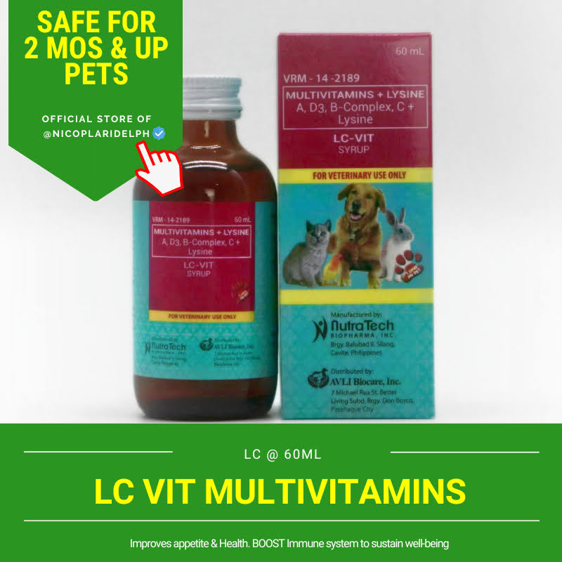 LC Vit Multivitamins for pets (60ml) | Lazada PH