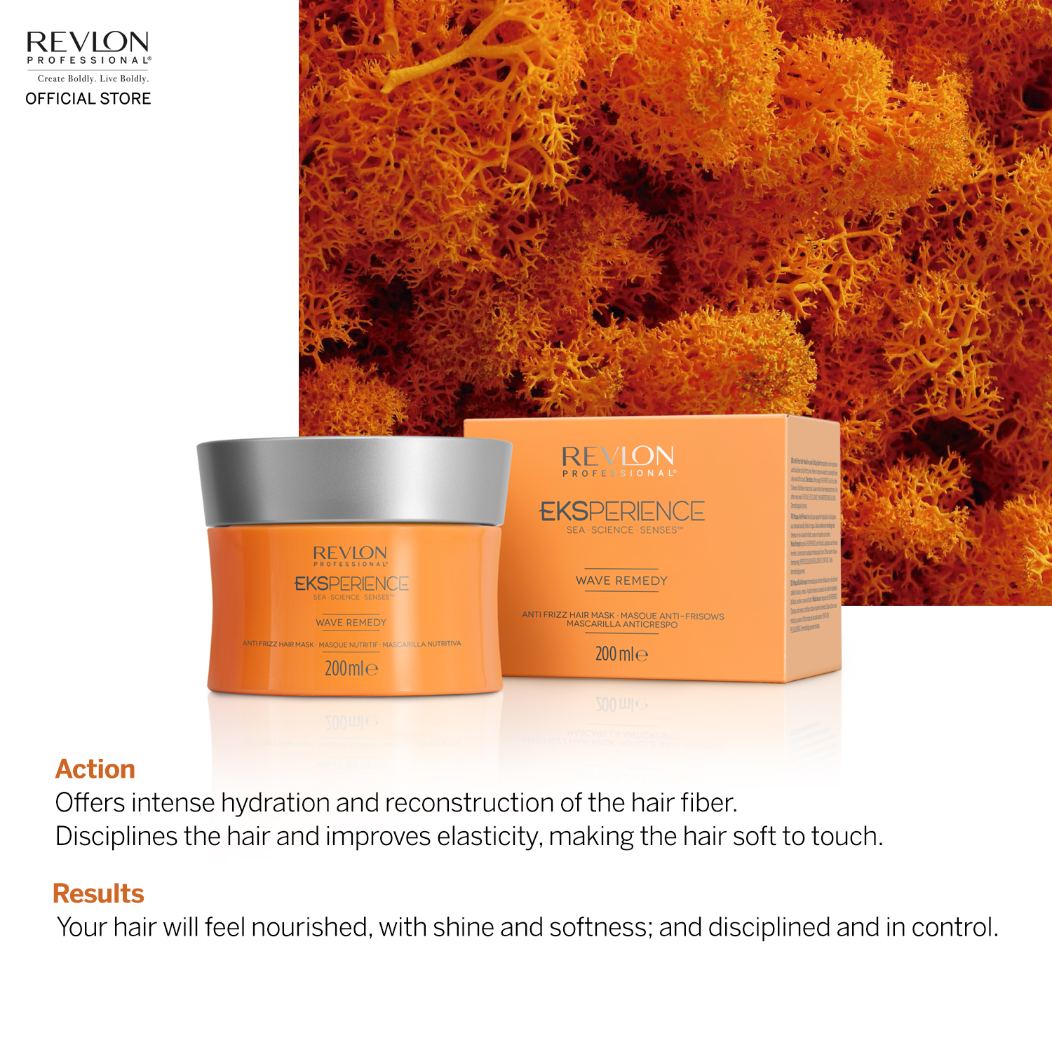 Revlon Professional EKSperience Wave Remedy Anti-Frizz Mask 200ml 